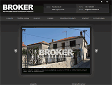 Tablet Screenshot of broker-nekretnine.hr